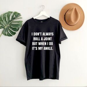 NEW Rolled Joint Funny T shirt Top S-5X Summer